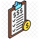 Finances Equilibre Argent Icône