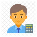 Comptable Entreprise Calculatrice Icône