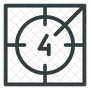 Compte A Rebours Minuterie Heure Icône