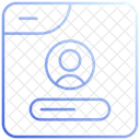 Connexion Au Compte Icône