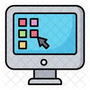 Computer Display Device Icon