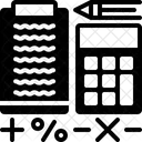 Comptabilite Calculatrice Document Icône