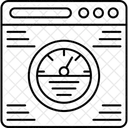 Compteur De Vitesse Conception Web Vitesse Icône