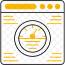 Compteur De Vitesse Conception Web Vitesse Icône