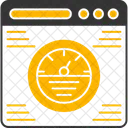Compteur De Vitesse Conception Web Vitesse Icône
