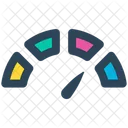Tableau De Bord Compteur De Vitesse Jauge Icône