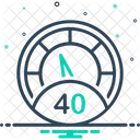 Compteur de vitesse  Icône