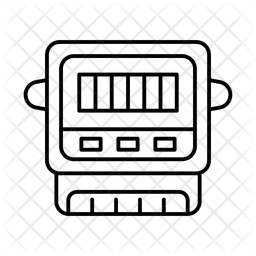 Compteur électrique  Icône