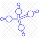 Compuesto De Quimica Enlace Atomico Compuesto Atomico Icono