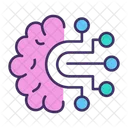 Computacao Cognitiva Cerebro Humano Circuitos Eletronicos Ícone