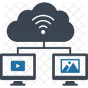 Computacao Em Nuvem Informacoes Em Nuvem Armazenamento Em Nuvem Ícone
