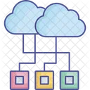 Computacao Em Nuvem Conectar Internet Ícone