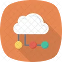 Cloudcomputing Cloudnetwork Networkhosting Ícone