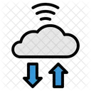 Nuvem Wi Fi Iot Internet Coisas Ícone