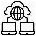 Computacao Em Nuvem Dados Em Nuvem Hospedagem Em Nuvem Ícone