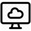 Tecnologia De Internet Computacao Em Nuvem Status Da Nuvem Ícone