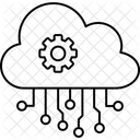 Computacao Em Nuvem Hospedagem Em Nuvem Armazenamento Em Nuvem Ícone