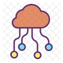 Servidor Icloud Computacao Em Nuvem Hospedagem Em Nuvem Ícone