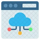 Nuvem Computacao Web Ícone