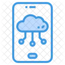 Computacao Em Nuvem Smartphone Nuvem Ícone