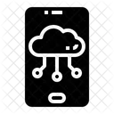 Computacao Em Nuvem Smartphone Nuvem Ícone