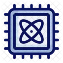 Computacion Cuantica Computadora Cuantica Chip Icono