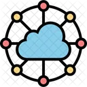 Computacion De Borde Datos Computacion En La Nube Icon