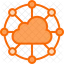 Computacion De Borde Datos Computacion En La Nube Icon