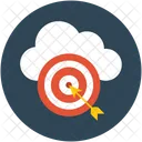 Nube Optimizacion Objetivo Icono