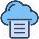 SEO Computacion En La Nube Documento Icono