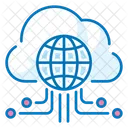 Computacion En La Nube Internet De Las Cosas Nube Icono