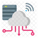 Computacion En La Nube Nube Almacenamiento Icono
