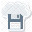 Computacion En La Nube Cloudfloppy Almacenamiento De Datos Icon