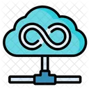 Computacion En La Nube Nube Red Icono