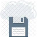 Computacion En La Nube Cloudfloppy Almacenamiento De Datos Icon