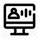 Computador Voz Assistente De Voz Ícone