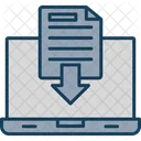 Computador Documento Download Icon