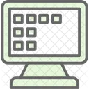 Computador Desktop Exibicao Icon