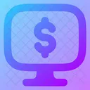 Dolar De Computador Icon