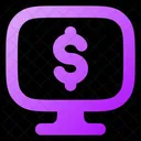 Dolar De Computador Icon