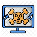 Dispositivo Hackeado Computador Ícone