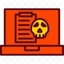 Computador Desktop Infectado Ícone