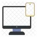 Computador móvel responsivo  Ícone