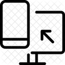 Computador Para Celular Responsivo Design Ícone