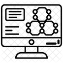 Computador Quantico Biocomputador Monitor Ícone