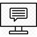 Computadora Escritorio Monitor De Escritorio Icono
