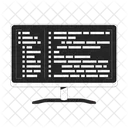 Computadora Monitor Programacion Icono