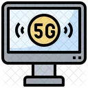 Computadora 5G  Icono