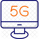 Computadora 5G  Icono