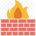 Computadora Firewall Hackear Icono